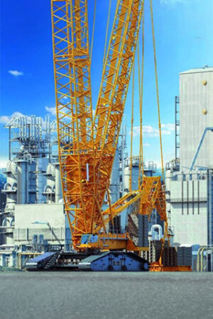 Gittermast-Raupenkrane