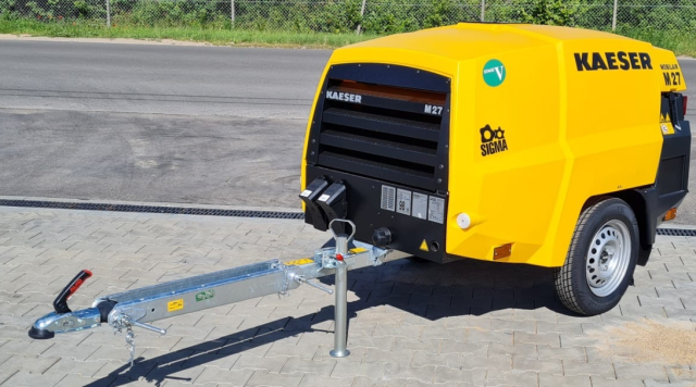 7,00 bar Baukompressor Kaeser Mobilair M27