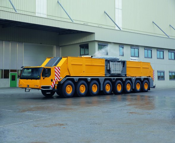 Autokran 750 T - Gittermast